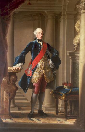 Pompeo Batoni Duke of Werttemberg oil painting image